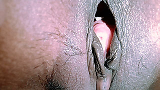 Assamese close up fuck shaved pussy and creampie inside