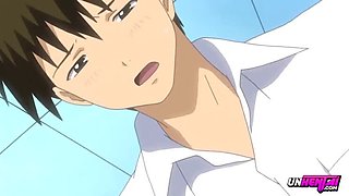 Horny Anime Orgy with Big Tits Teen in Uniform - Hentai Creampie & Squirt
