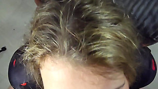 Playing with My Pussy Before Deep Throating His Cock.