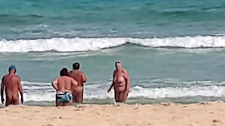 Naked in the Sea with the Girls!