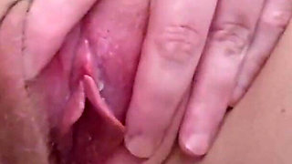 Juicy Pink Pussy Peeing in the Toilet