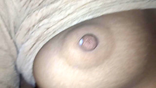 Meeting with Bhabhi Part 1 Full Night Milk came out from Bhabhi's boobs and she also made me drink cream