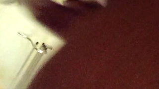 Black Girl Plays with Her Ass and Pussy and Farts While Being Fingered by Husband and Can't Help but to Piss Everywhere