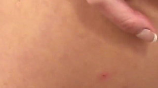 I hunt my cunt - experienced whore Sandra pounds her pussy with a big black dildo