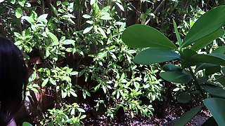 Busty amateur teen outdoor hardcore facial action