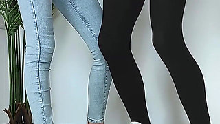 Unusual way to masturbate and cumshot - Vertical Footage