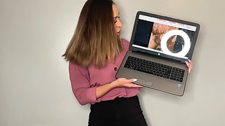 Upskirt babe dirty commeting small dicks