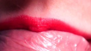 Anya's Asmr Oral Fantasy: Extreme Macro Blowjob, Bridle Play & Heavy Cumshot