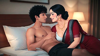 Young Man cheats & fuck her hot aunty