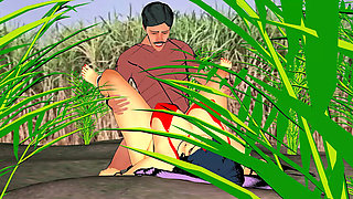 Desi Bhabhi Fucked Hard by Devar in Field - Indian Homemade Teen Sex with Big Cock