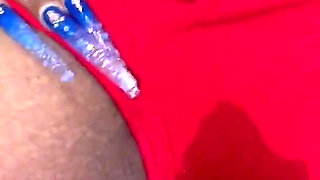 Squeezing My Tits Peeing My Pants Closeup up