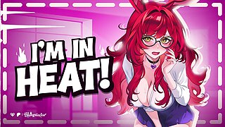 Satiate Breed Me NOW!" Bunnygirl In Warmth is Desperate For Your Jizz - R18 Audio ASMR Anime porn Roleplay