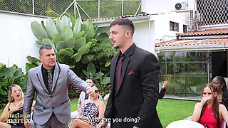 The Martix Wedding Chapter Iv - Mariana Fucks the Priest in a Bathroom After Getting Married