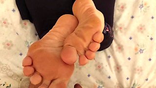 Pretty Blonde Mature Wife Enjoys Foot Worship And Sex