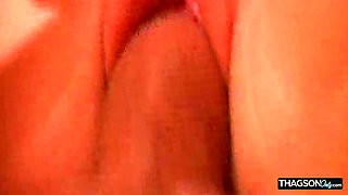 Mature Brunette's Ass Stretched Wide with Dripping Gape Action