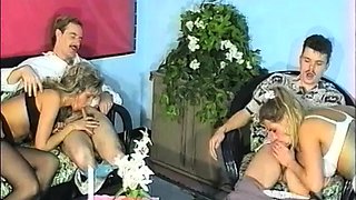 Hot group sex video with hardcore latex porn scenes