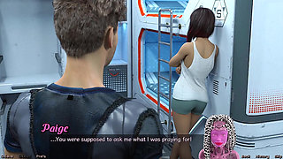 Stranded in Space - Planning a Threesome with Bisexual Girl Next Door