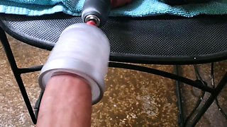 SEX TOY INVENTION WITH DRILL EDGES HARD COCK WITH SEXY