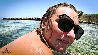 Real-life Underwater Sex in the Ocean?! Private Vacation Pussy Insemination!