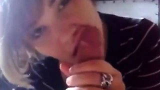 Cute Amateur Gives POV Blowjob at Home