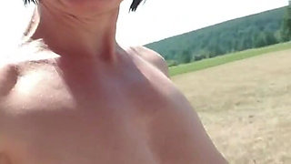 Outdoor Nude Run Under the Highway